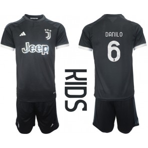 Juventus Danilo Luiz #6 Koszulka Trzecich Dziecięca 2023-24 Krótki Rękaw (+ Krótkie spodenki)
